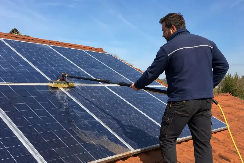 Nettoyage et entretien de panneaux solaires à Nahuja